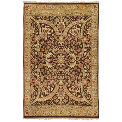 Waco Traditional Dark Brown Area Rug