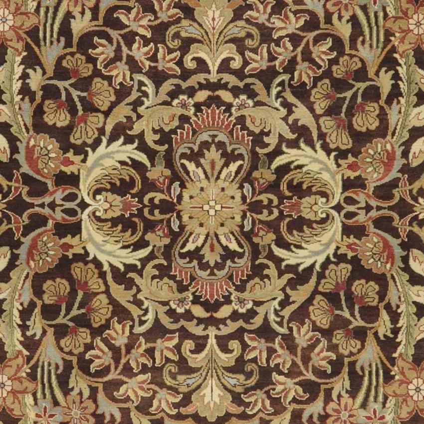 Waco Traditional Dark Brown Area Rug