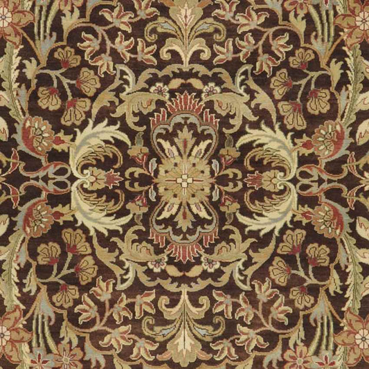 Waco Traditional Dark Brown Area Rug