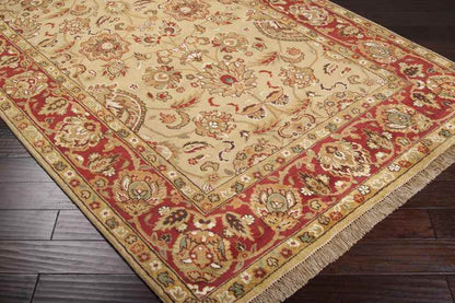 Wakulla Traditional Tan Area Rug