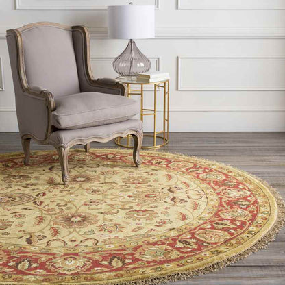 Wakulla Traditional Tan Area Rug