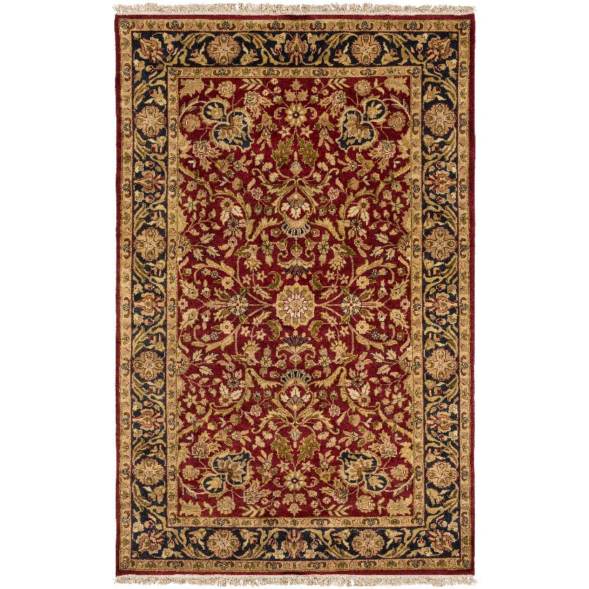 Waldenburg Traditional Burgundy Area Rug