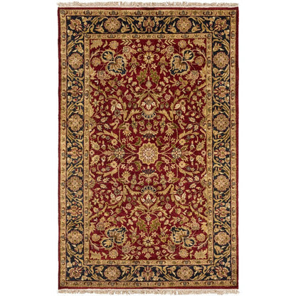 Waldenburg Traditional Burgundy Area Rug
