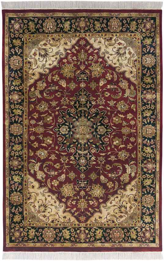 Waldron Traditional Red/Beige Area Rug