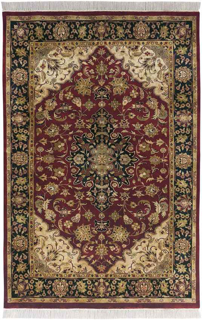 Waldron Traditional Red/Beige Area Rug