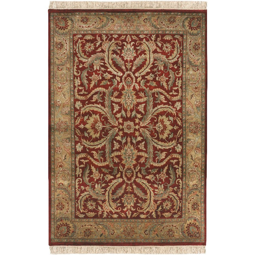 Walsh Traditional Red/Brown Area Rug