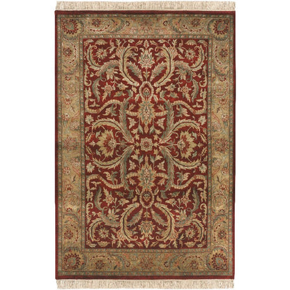 Walsh Traditional Red/Brown Area Rug