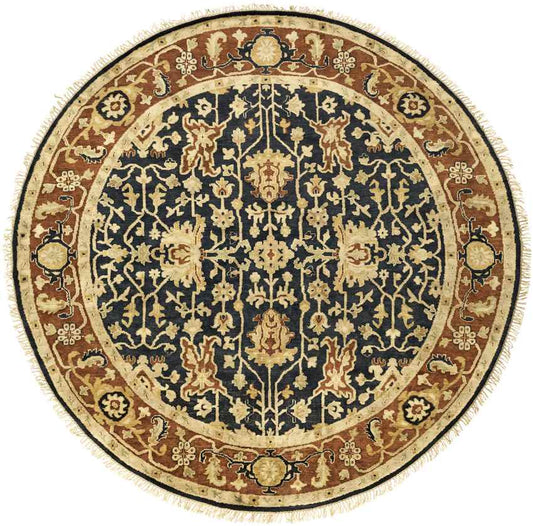 Ward Traditional Red/Green/Burgundy Area Rug