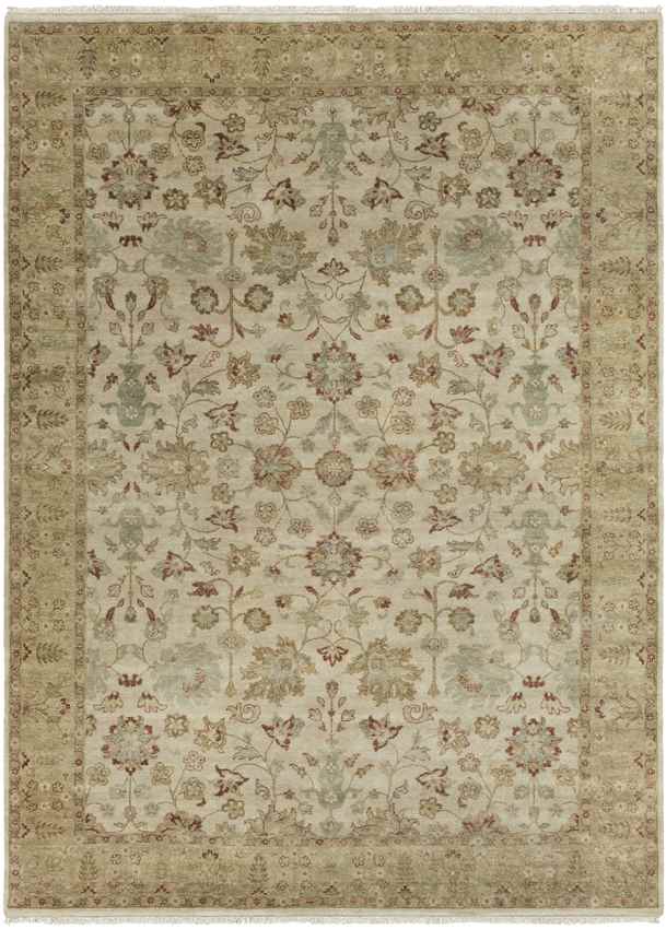 Waterbury Traditional Dark Beige Area Rug