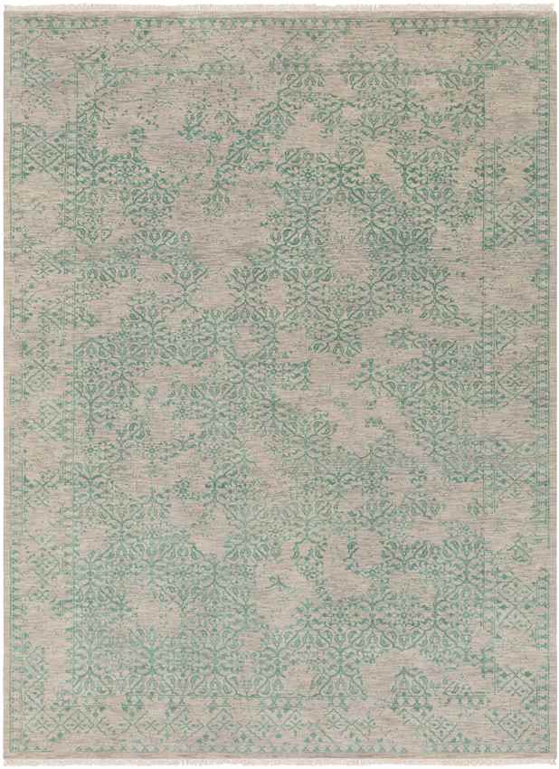 Wellton Traditional Emerald Area Rug