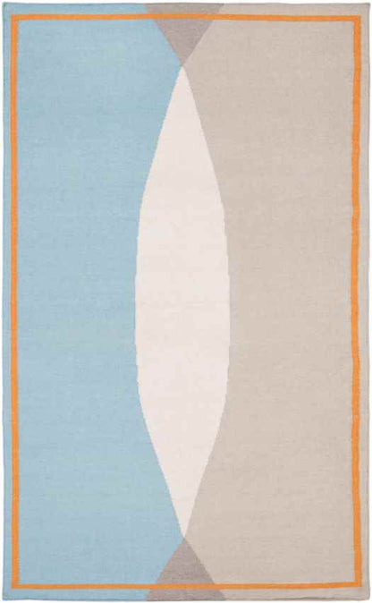 Wilmar Modern Beige/Blue Area Rug