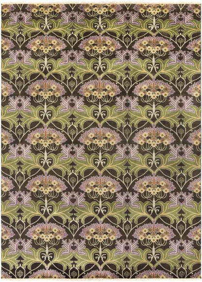 Woolsey Traditional Green/Brown Area Rug