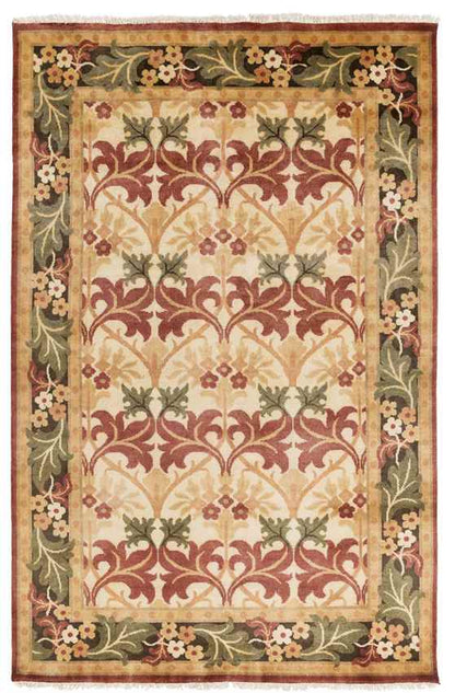 Wrangell Traditional Beige Area Rug