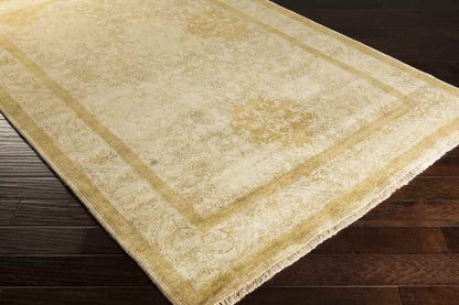 Yreka Traditional Gold Area Rug