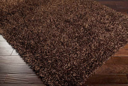 Corby Modern Dark Brown Area Rug