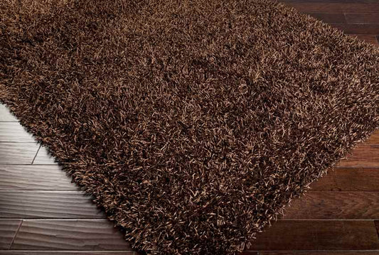 Corby Modern Dark Brown Area Rug