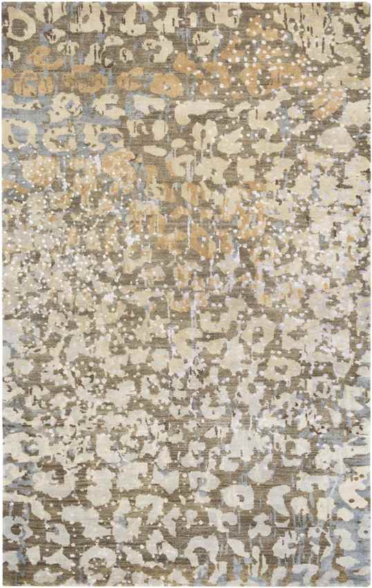 Aurillac Modern Dark Brown Area Rug