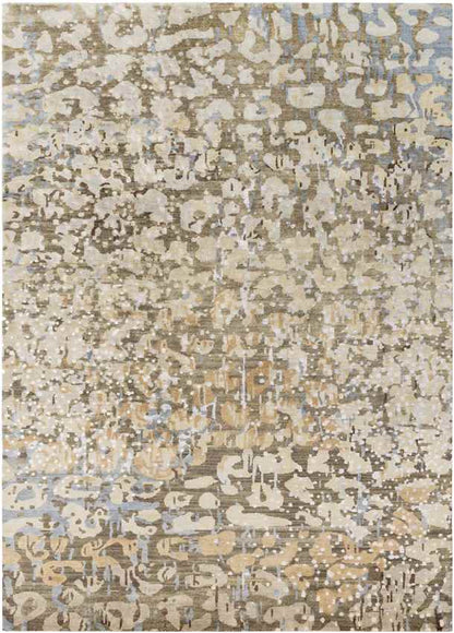 Aurillac Modern Dark Brown Area Rug