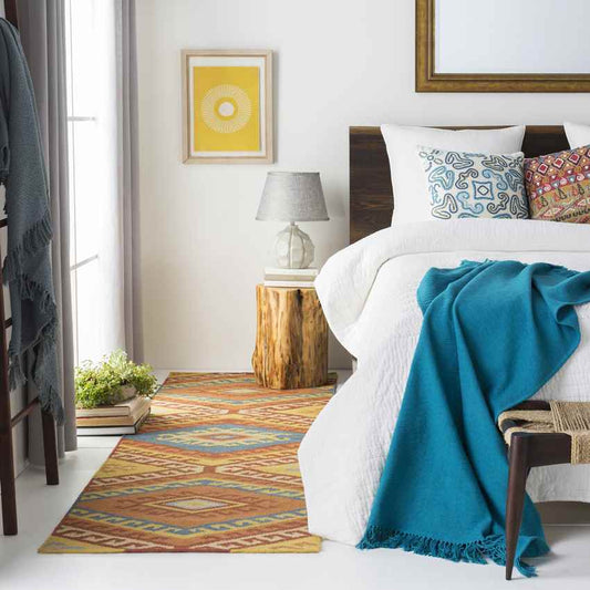 Atwood Global Red/Beige Area Rug