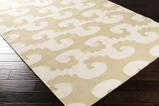 Belgium Coastal Beige Area Rug
