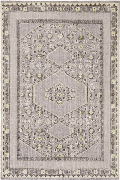 Scafati Traditional Charcoal Area Rug
