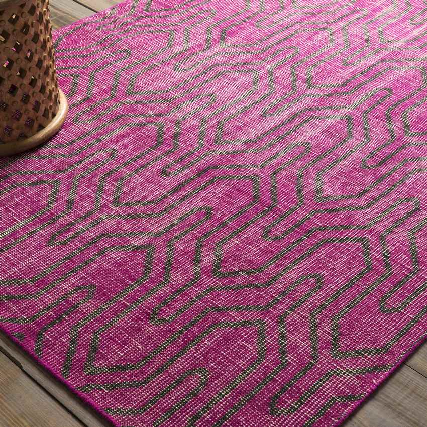 Bement Modern Bright Purple Area Rug