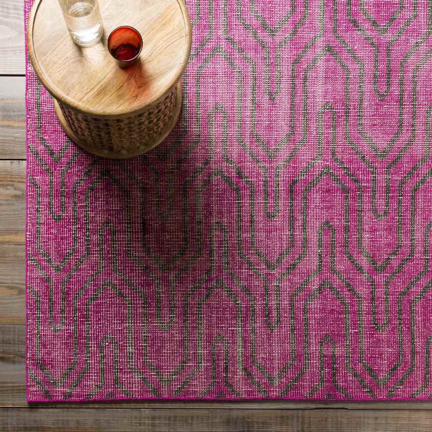 Bement Modern Bright Purple Area Rug
