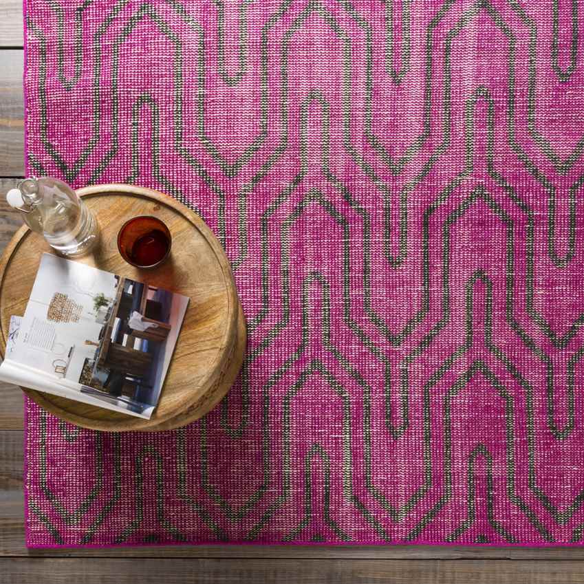 Bement Modern Bright Purple Area Rug