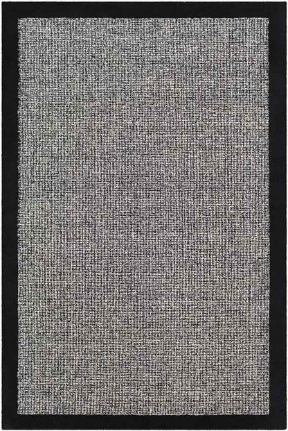 Earby Modern Black Area Rug