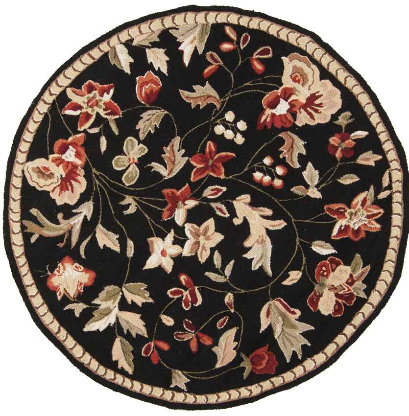 Elland Cottage Black Area Rug