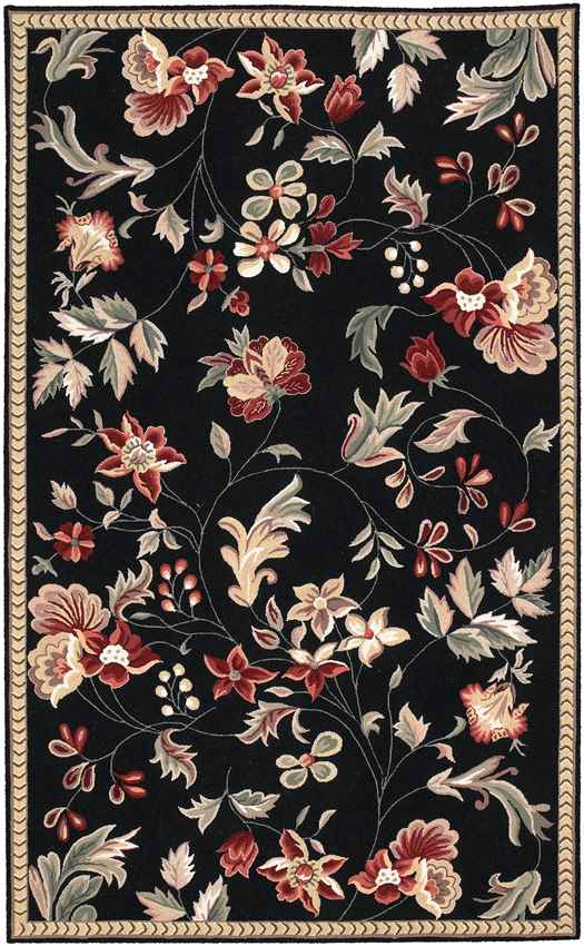 Elland Cottage Black Area Rug
