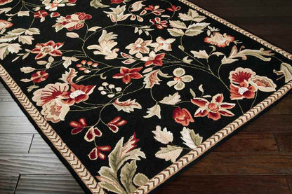 Elland Cottage Black Area Rug
