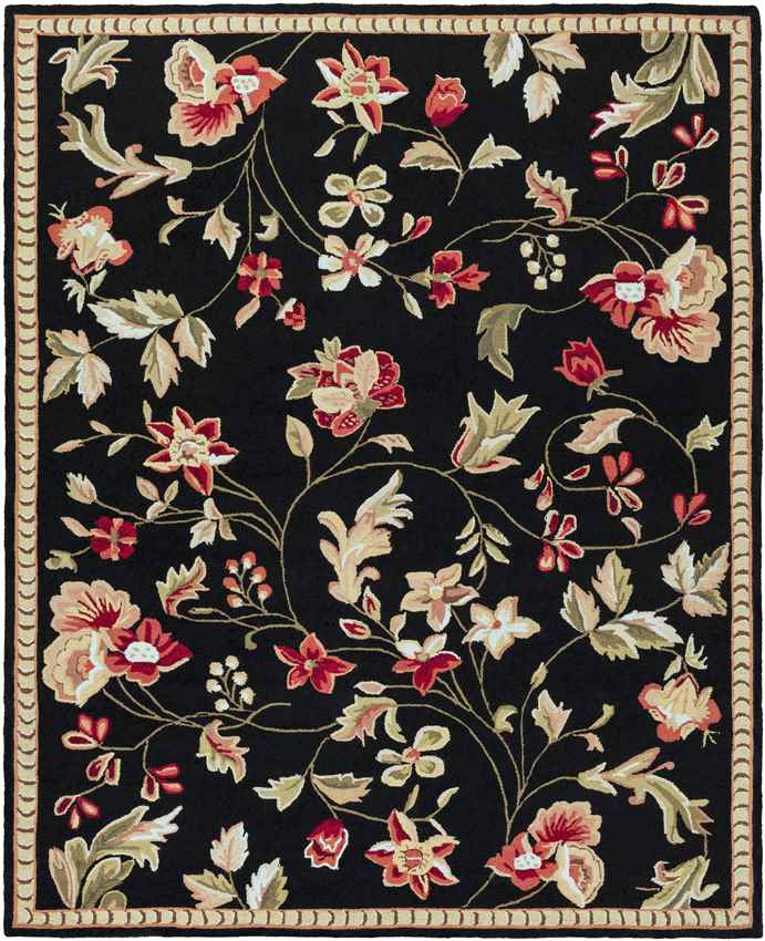 Elland Cottage Black Area Rug