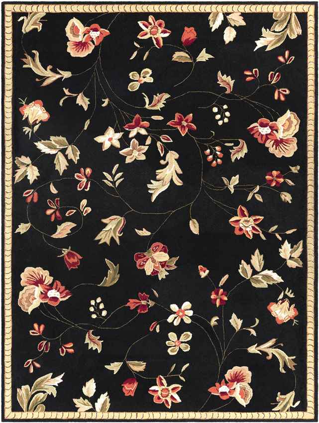 Elland Cottage Black Area Rug