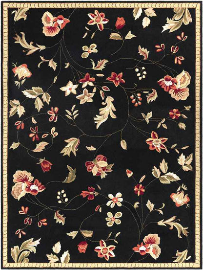 Elland Cottage Black Area Rug