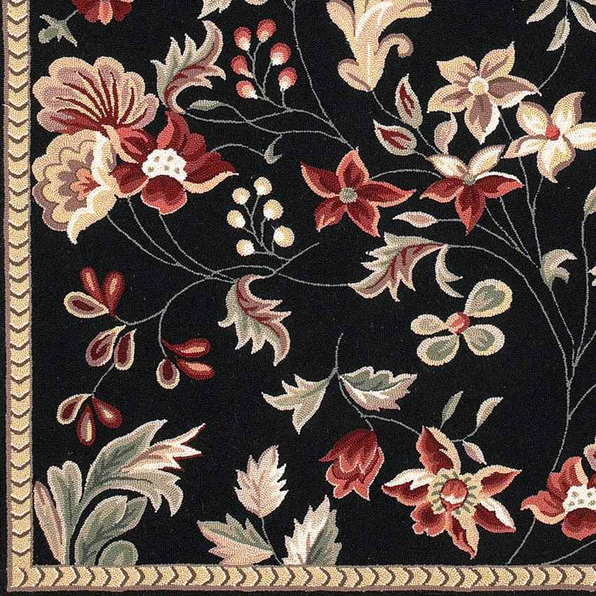 Elland Cottage Black Area Rug