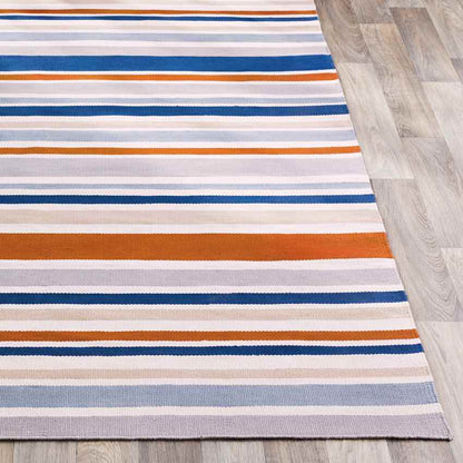Fareham Modern Blue/Gray Area Rug