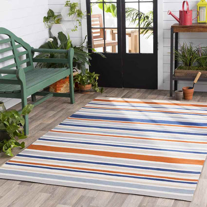 Fareham Modern Blue/Gray Area Rug