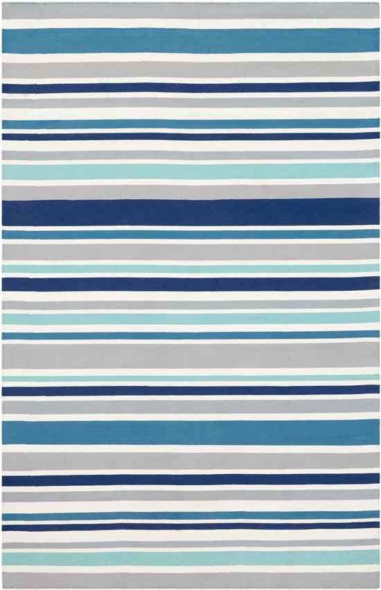 Fareham Modern Dark Blue/Ivory Area Rug