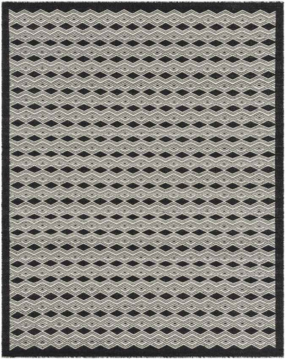Fazeley Global Black Area Rug