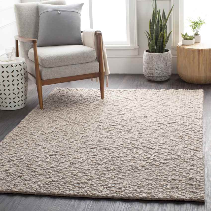Ferryhill Modern Taupe Area Rug