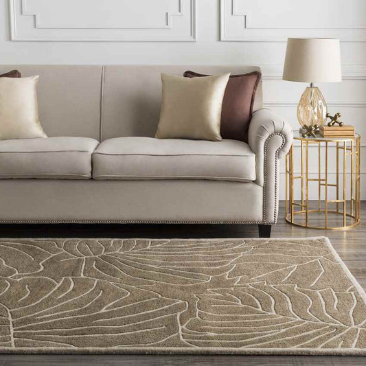 Fleet Modern Tan Area Rug