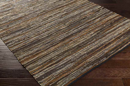 Garstang Rustic Dark Brown Area Rug
