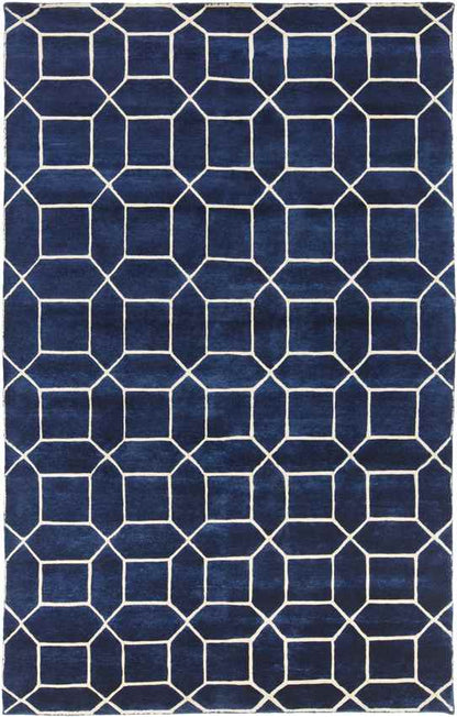 Hadleigh Modern Navy/Ivory Area Rug