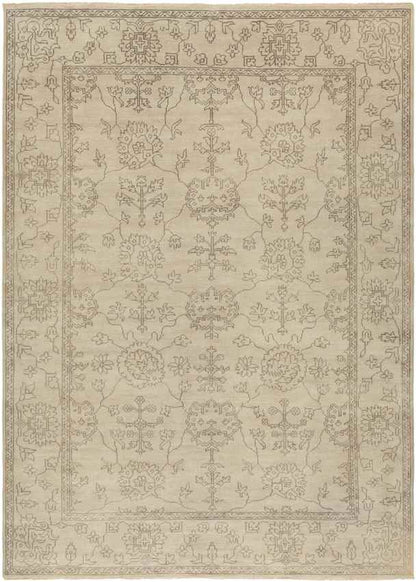 Hailsham Traditional Khaki Area Rug