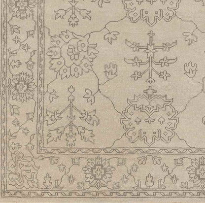 Hailsham Traditional Khaki Area Rug