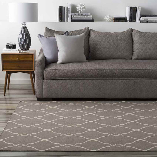 Hendon Modern Taupe Area Rug