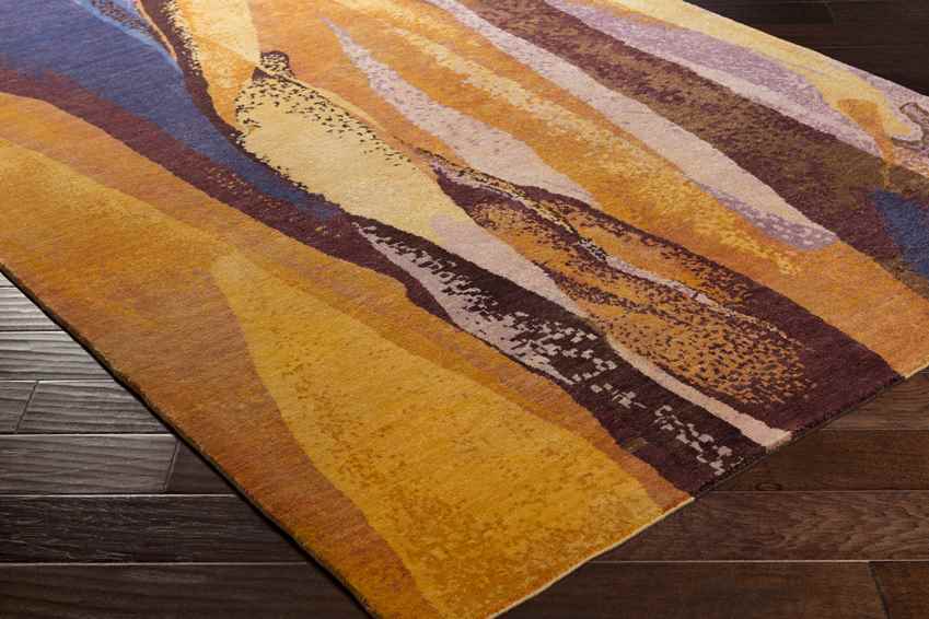 Matlock Modern Orange/Purple Area Rug