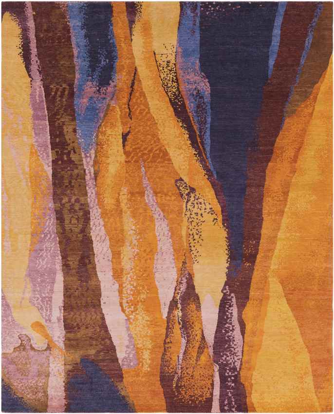 Matlock Modern Orange/Purple Area Rug