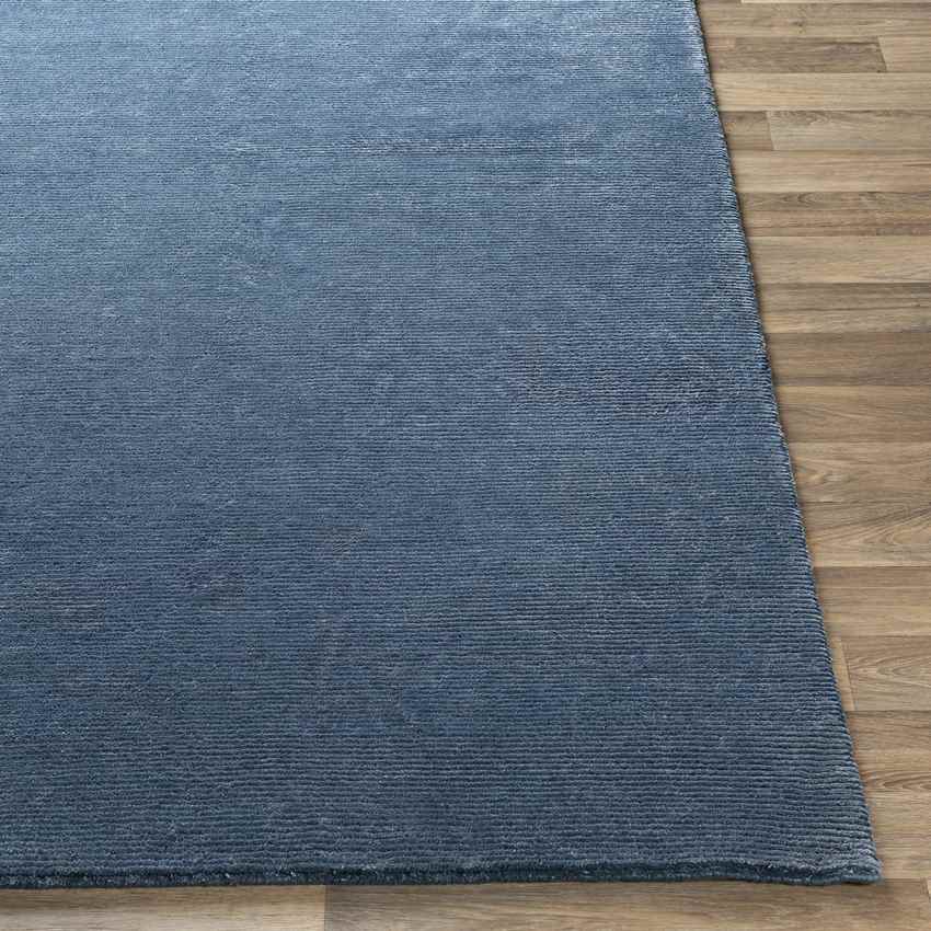 Midhurst Modern Dark Blue Area Rug